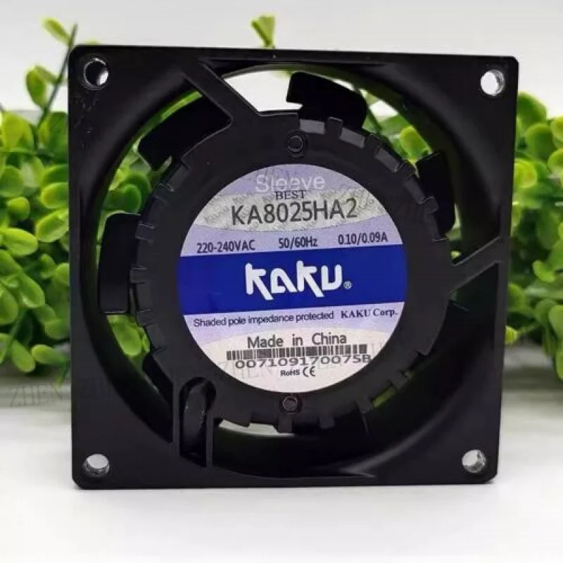 

Y ДЛЯ KAKU KA8025HA2 8025 AC220V-240V 0,10A/0,09A Осевой вентилятор охлаждения