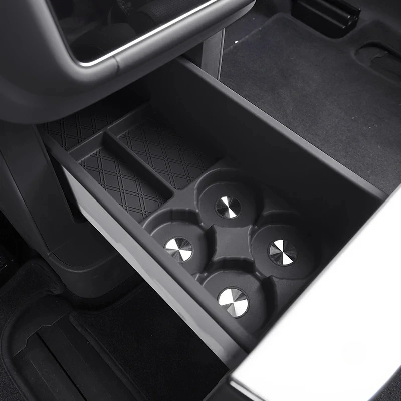 

Car Rear Row Refrigerator Anti-slip Silicone Pad Waterproof Organizer Box Partition Storage Accessories for Lynk & Co 900 2025