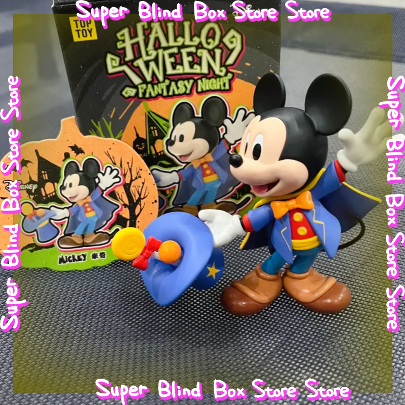 

Original New Disney Halloween Enchanted Night Series Blind Box Trendy Toys Cute Mickey Mouse Decorations Mystery Box Kawaii Gift