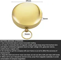 Camping Survival Compass for Hiking,Glow in The Dark Waterproof Vintage GearCompass for Hunting Outdoor Navigation Tool 2