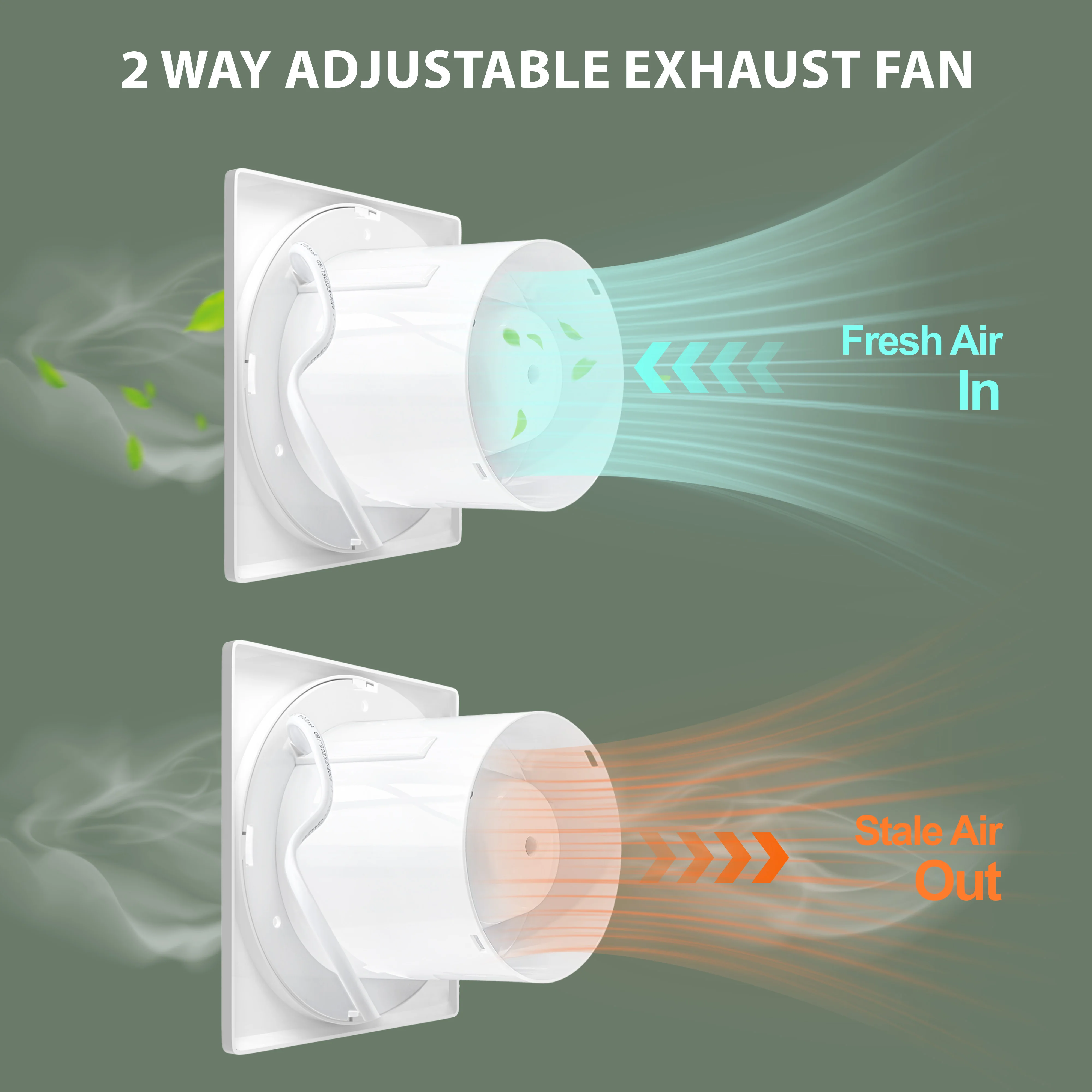 リモコン付きリバーシブルバスルーム排気ファン,2つの抽出器,窓,壁取り付け,家庭用換気,抽出器