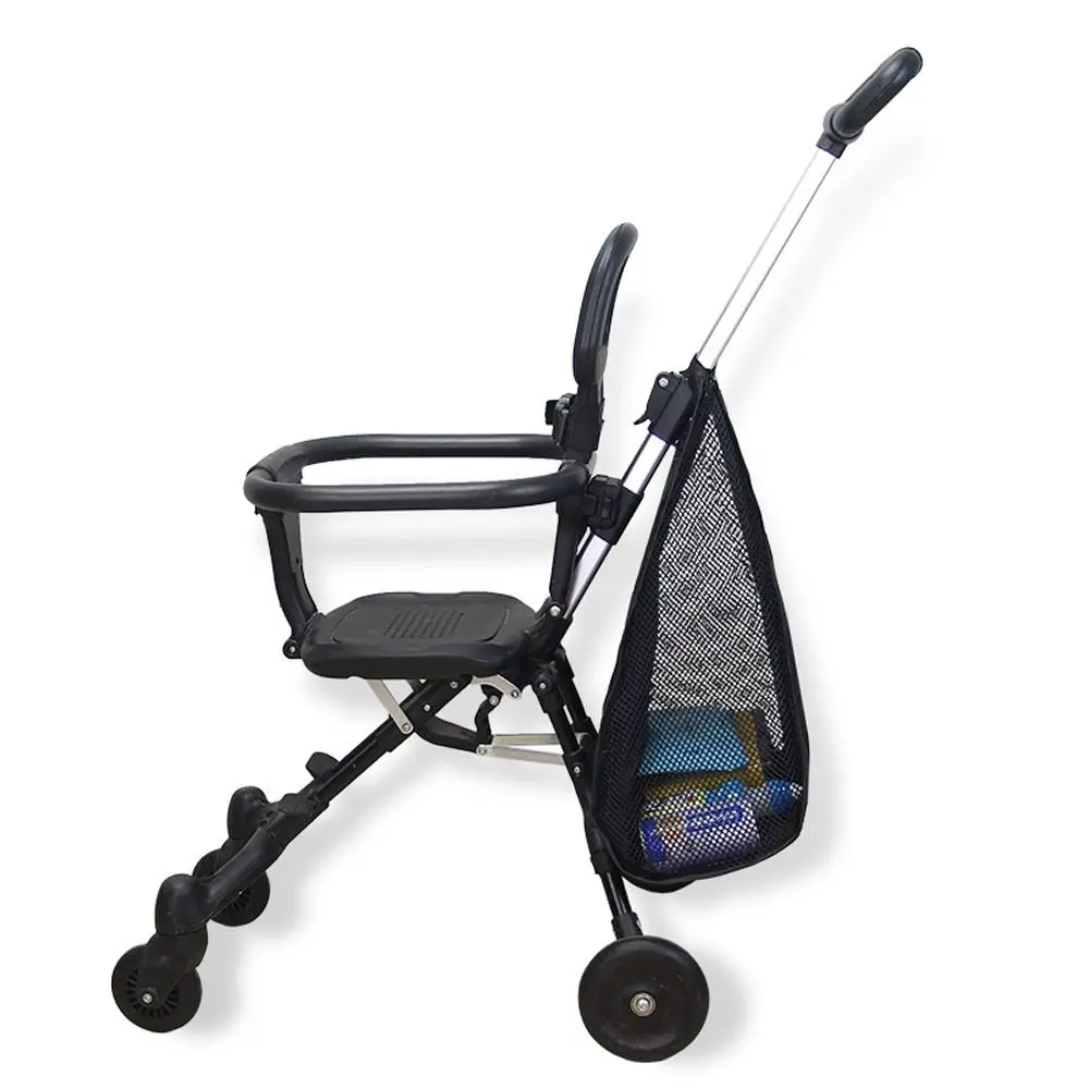 Mesh Baby Stroller Net Pocket Pram Buggy Solid Color Baby Pram Organizer Stroller Accessories Large Capacity