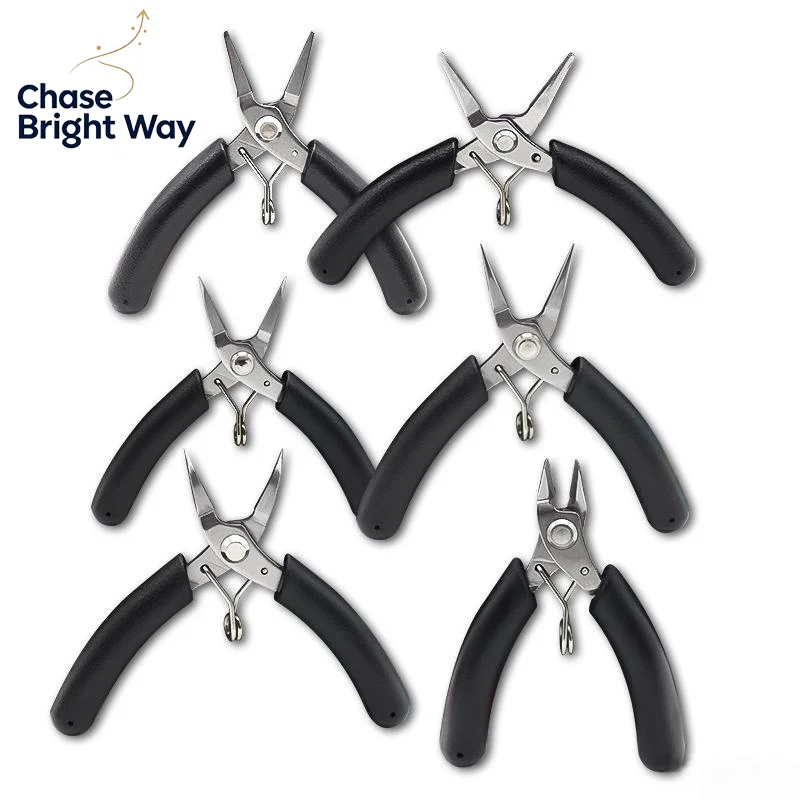 Straight Long Nose Jewelry Pliers Professional Nipper for DIY Jewelry Craft Beading Wire Bending Handmade Model Processing