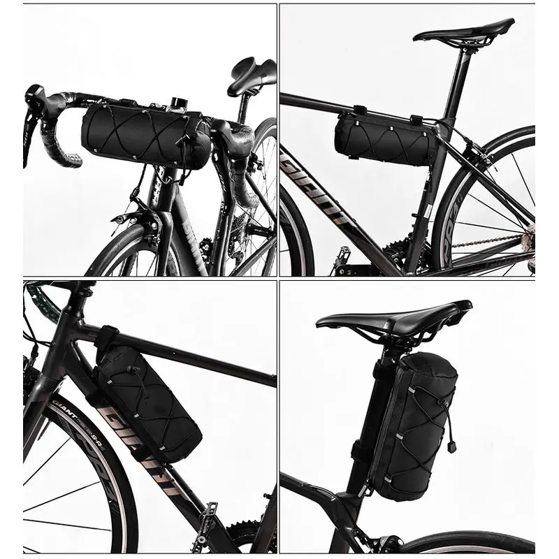 

Eslnf Bicycle Mtb Front Bag Frame Tube Bag Large Capacity Storage Bag Multi-purpose Outdoor Waterproof Road Cycling Backpack