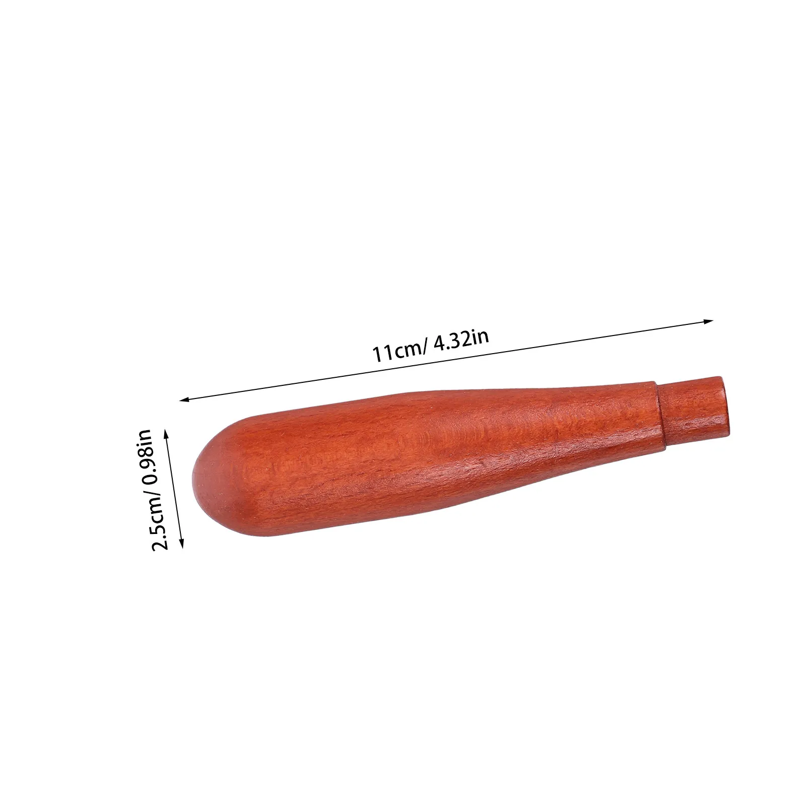 4Pcs Wooden Tea Kettle Handle Replacement Ergonomic Comfortable Grip Kit for Ceramic Glass Metal Teapots DIY Restoration