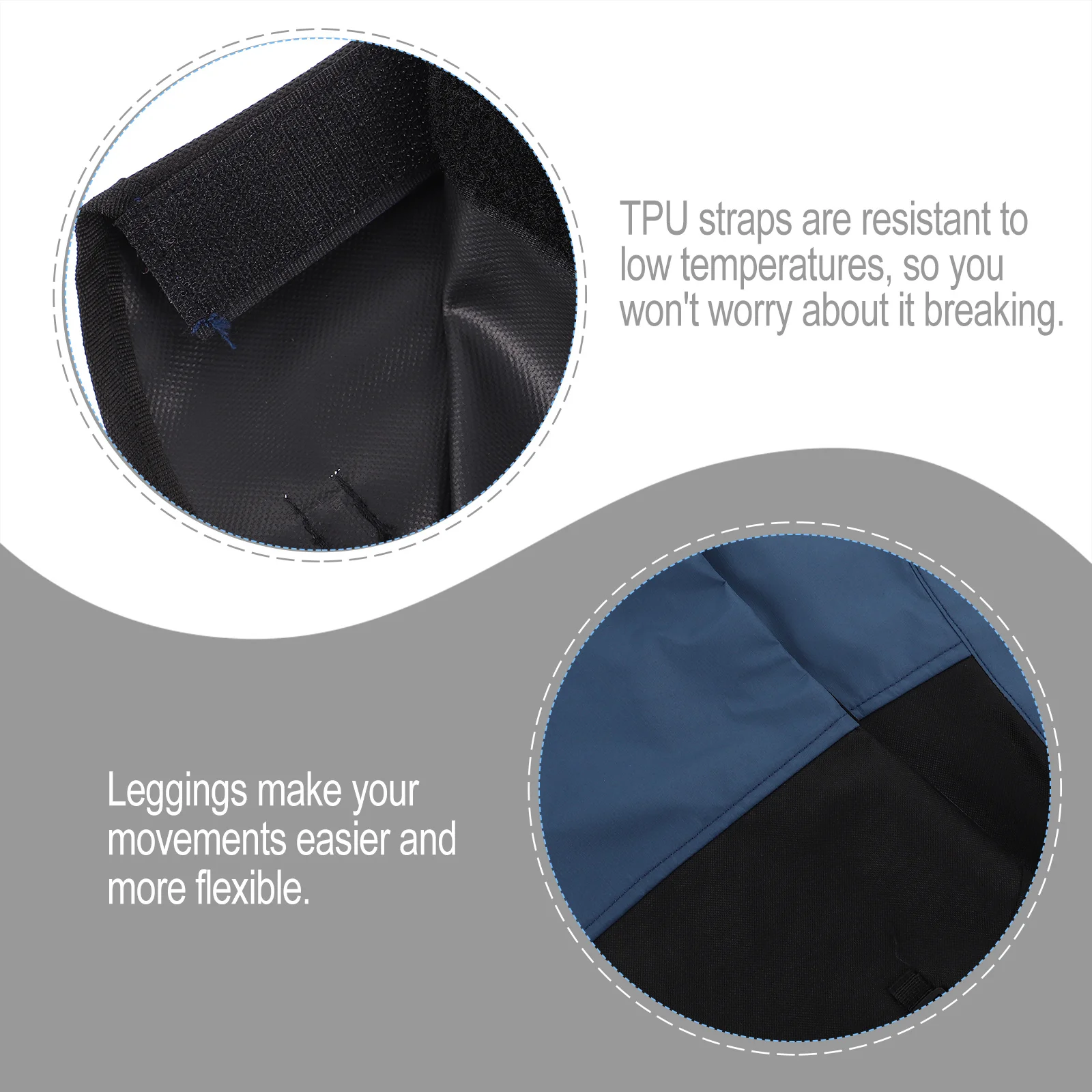 

1 Pair Waterproof Boot Gaiters Lightweight Hiking Trekking Gaiters For Outdoor Camping Protector Snow Leg Warmer