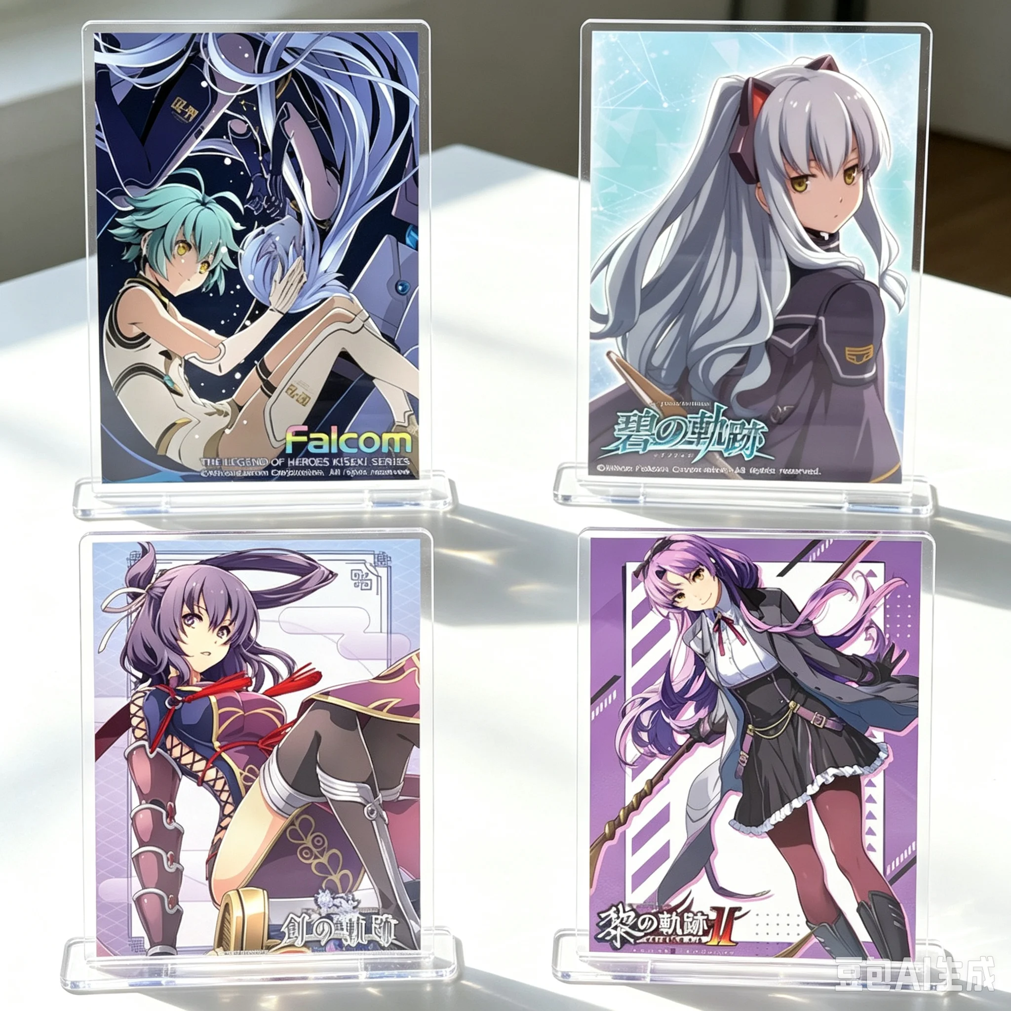 Hot Anime The Legend Of Heroes: Trails Into Reverie Figure Peripheral Collection Acrylic Stand Model Decorations Gifts Keychain