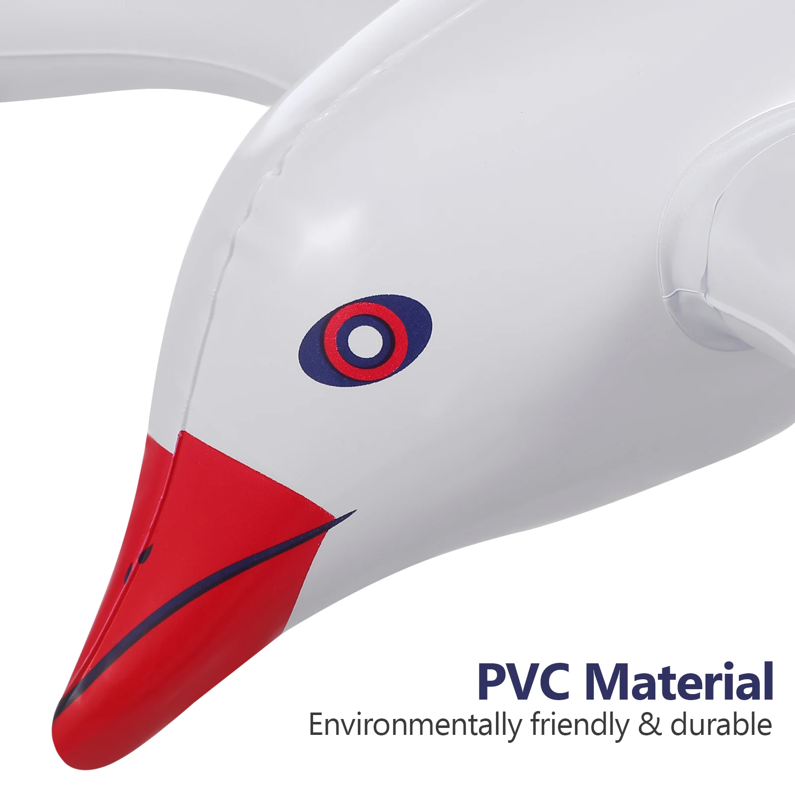 

6 Pcs Inflatable Seagull Water Balloons Beach Party Decorations Kids Toys Birthday Favors Large Bird Pool Ornaments PVC