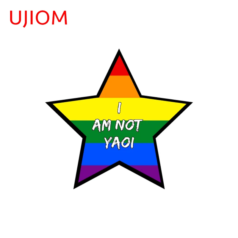 UJIOM LGBT Love Heart Graphics Wall Sticker Delicate Novelty Enchanting Waterproof Decal Suitable For Surfboard Skateboard Decor