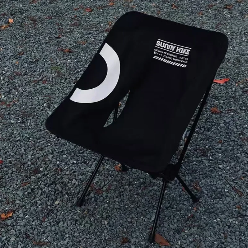 キャンプムーンチェア-軽量アルミニウム合金折りたたみ椅子、コンパクトでポータブル、キャンプ、ハイキング、ビーチ、釣りに最適
