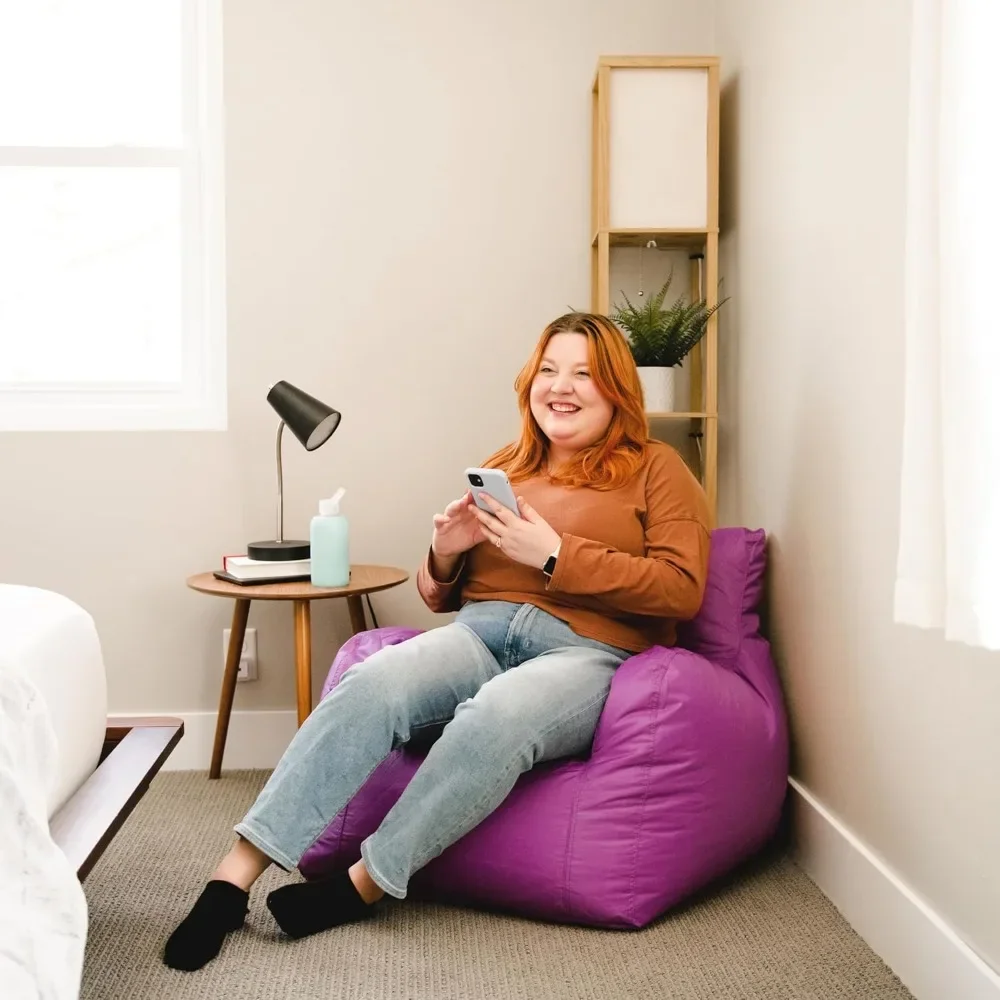 Wohnheim-Sitzsackstuhl mit Getränkehalter und Tasche