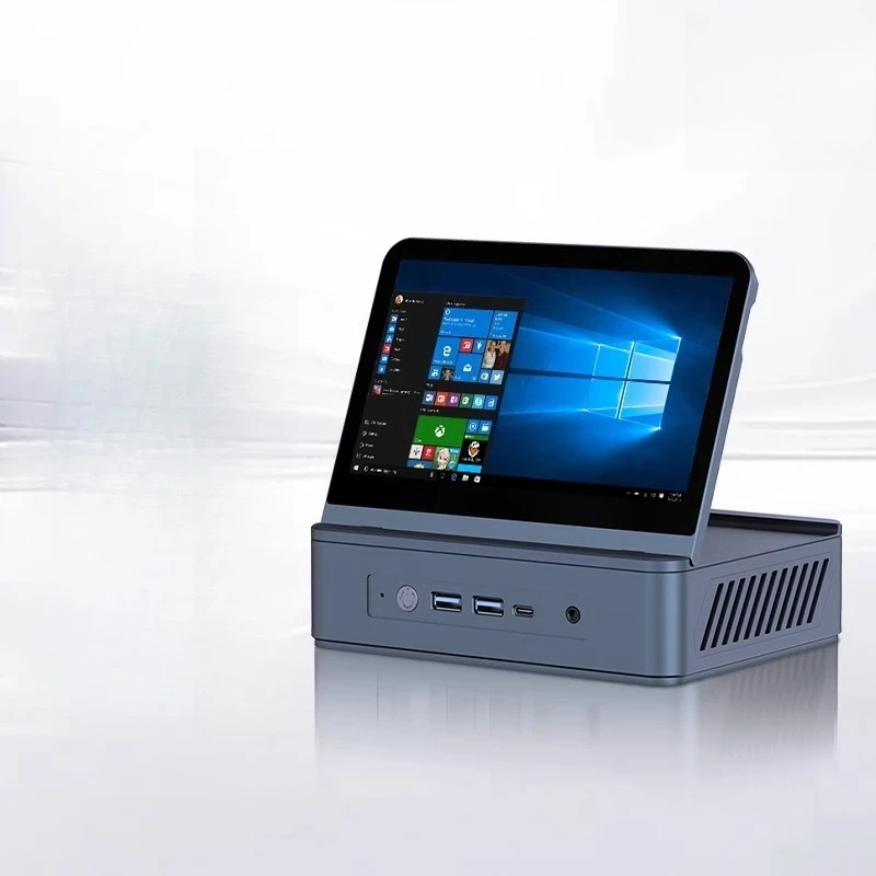 

Mini host R9-6900HX with 7-inch touch screen DHD600-B69 desktop