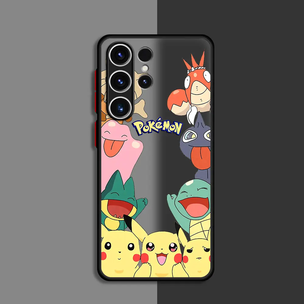 Bulbasaur Squirtle Cool Duck phone cases For Samsung Galaxy Funny S23 S20 FE S10 Lite S21 Note 20 S24 Ultra S22 Plus Matte Cover