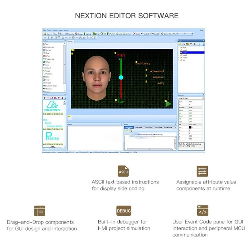 

Nextion Smart Series Nx8048p070-011C7.0-дюймовый резистивный сенсорный HMI-дисплей ЖК-модуль резистивный экран без корпуса