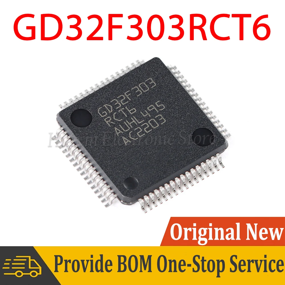 

GD32F303RCT6 32F303RCT6 LQFP-64 32 Bit Microcontroller Chip MCU IC Controller SMD New and Original IC Chipset