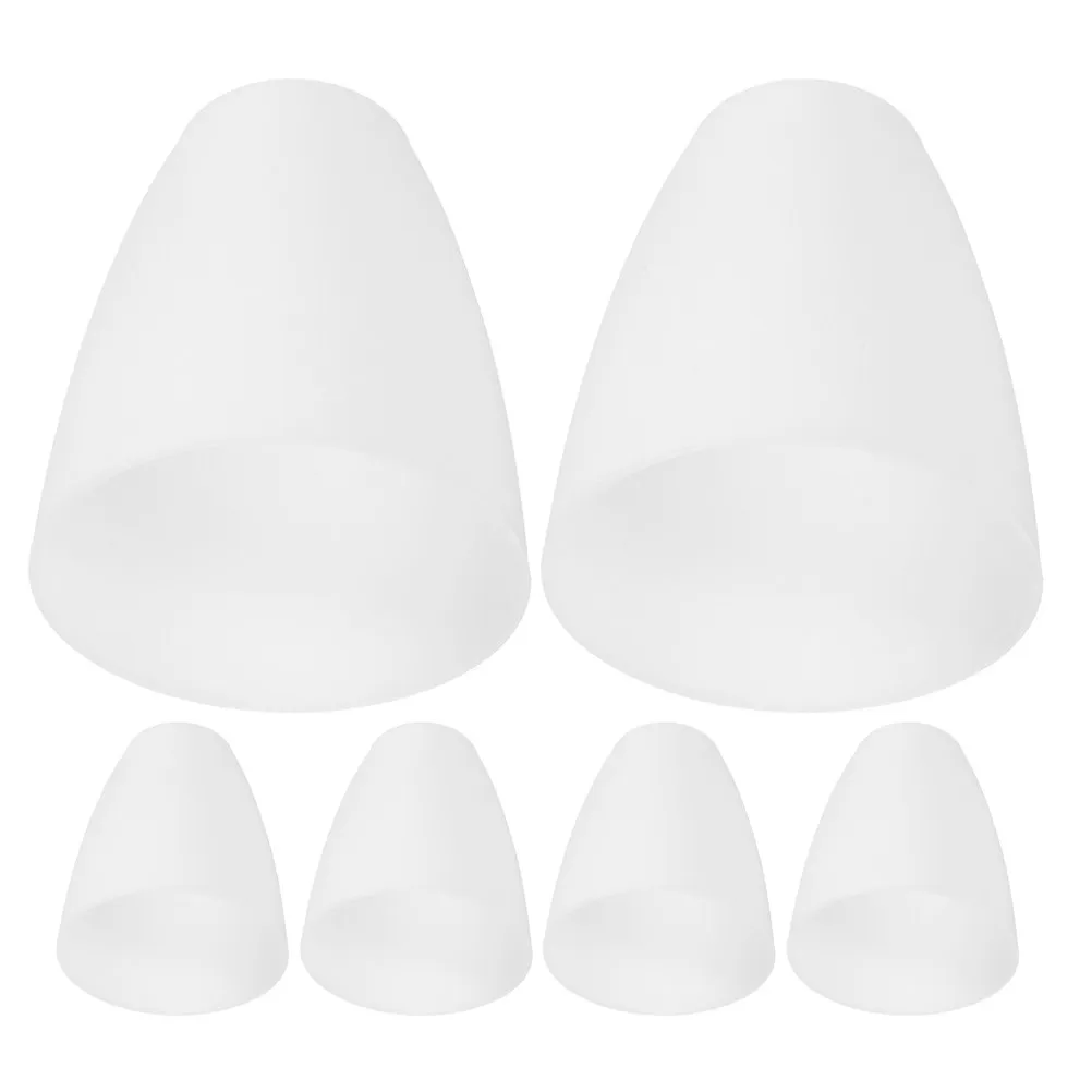 Plastic Lamp Shades 6 Pack Modern Replacement Light Covers for Floor and Table Lamps Home Lighting Decor