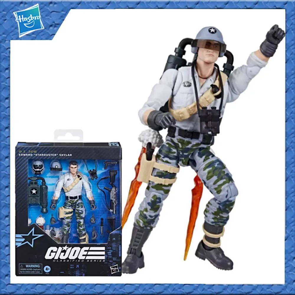 Original Hasbro G.i.joe Edward Starduster Skylar Action Figure Model Toy Collectible Ornaments Gifts