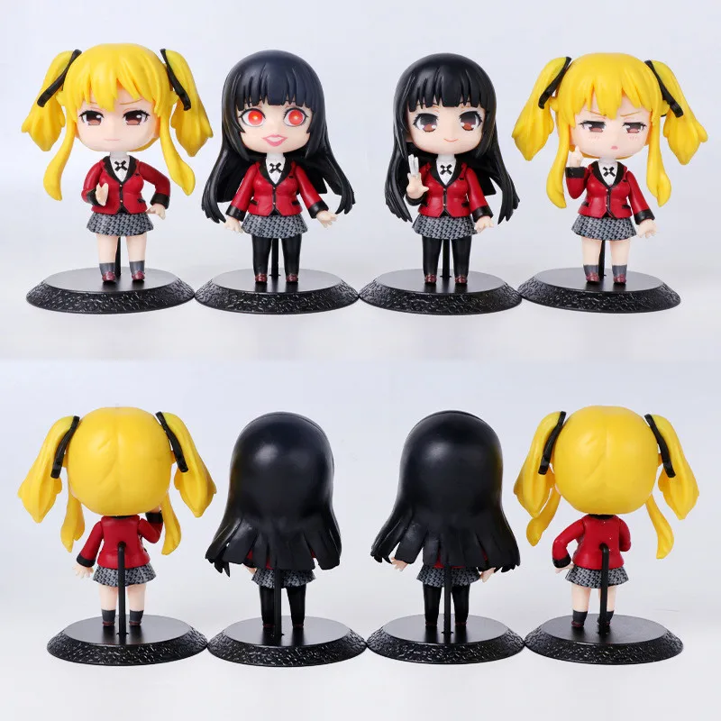 Anime Saotome Meari Figur Glücksspiel Abgrund Modell Spielzeug Geschenk PVC 10cm q Version Jabami Yumeko Action figur niedlich 3 Stil Puppe