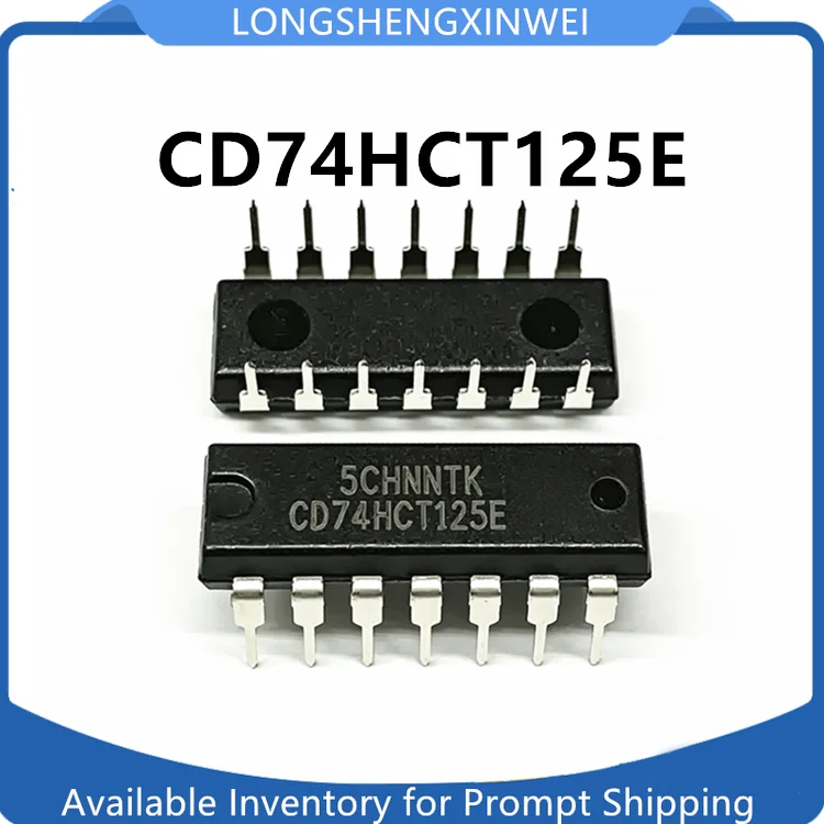 1PCS New Original CD74HCT125E Direct Insertion DIP14 Buffer Circuit Driver Chip in Stock