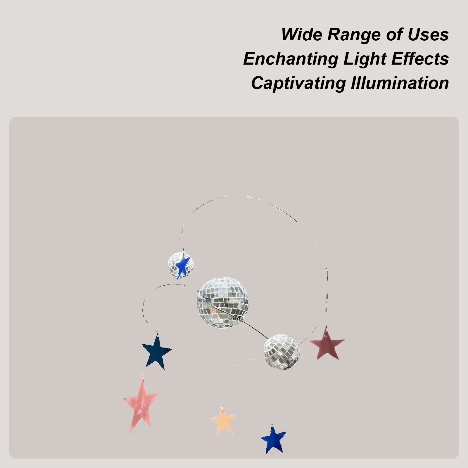 

Disco Ball Decor Spiral Disco Ball Home Decor Suncatcher Pendant With Reflective Stars Rotating For Party Car Outdoor Window
