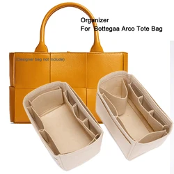 Sac fourre-tout Bottegaa Arco, doublure en feutre pour sac à main, sac de rangement cosmétique, sac à main intérieur, poudres de voyage, protecteur Shaper