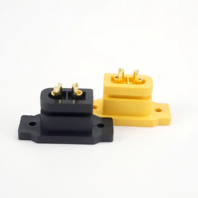 

5PCS XT60E-F female plug connector XT60 socket plug panel mounting screws for FPV lithium battery RC quadcopter drone