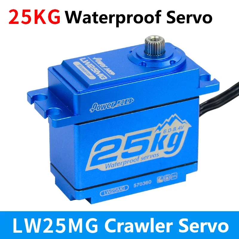 Power HD LW25MG KM2 Crawler Waterdicht Metaal 25KG Hoog Koppel Digitale Servo RC Auto Onderdelen Servo Stuurinrichting 1/8 1/10
