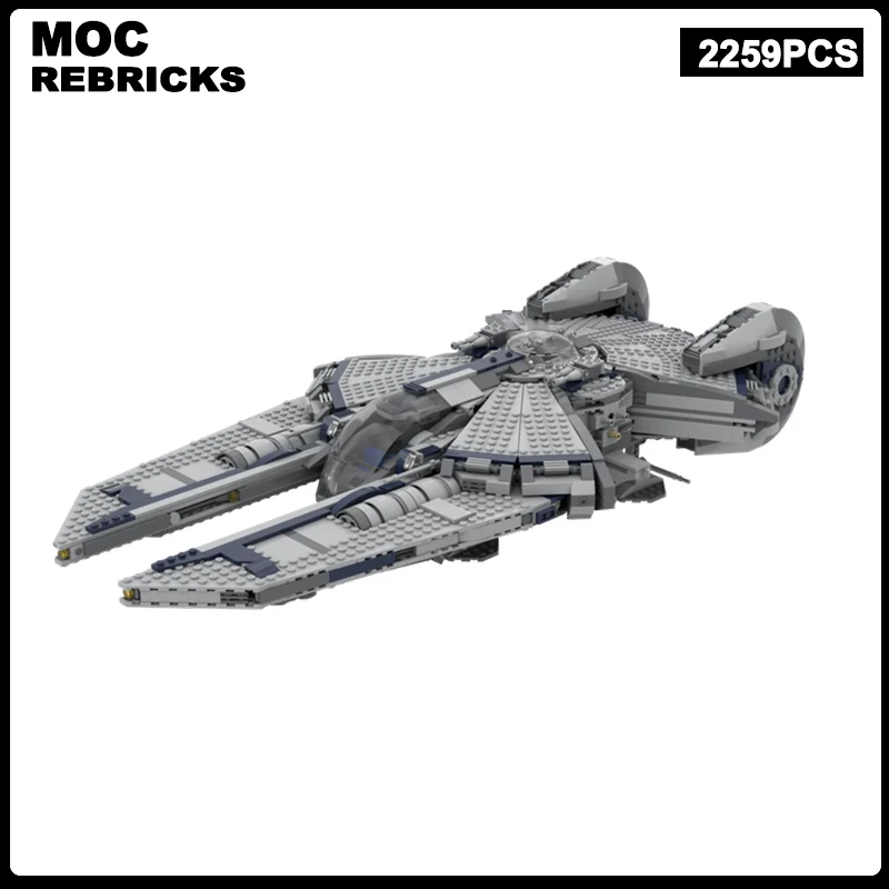 Star Movie Series Raumschiff YT-985 MOC Baustein Großes Cruiser-Montagemodell Senior Brick Toys Weihnachtsgeschenke für Kinder