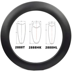 BIKEDOC 28MM Wide Rims Carbon 700C 88MM Road Disc Brake Gravel Bicycle Rim Racing