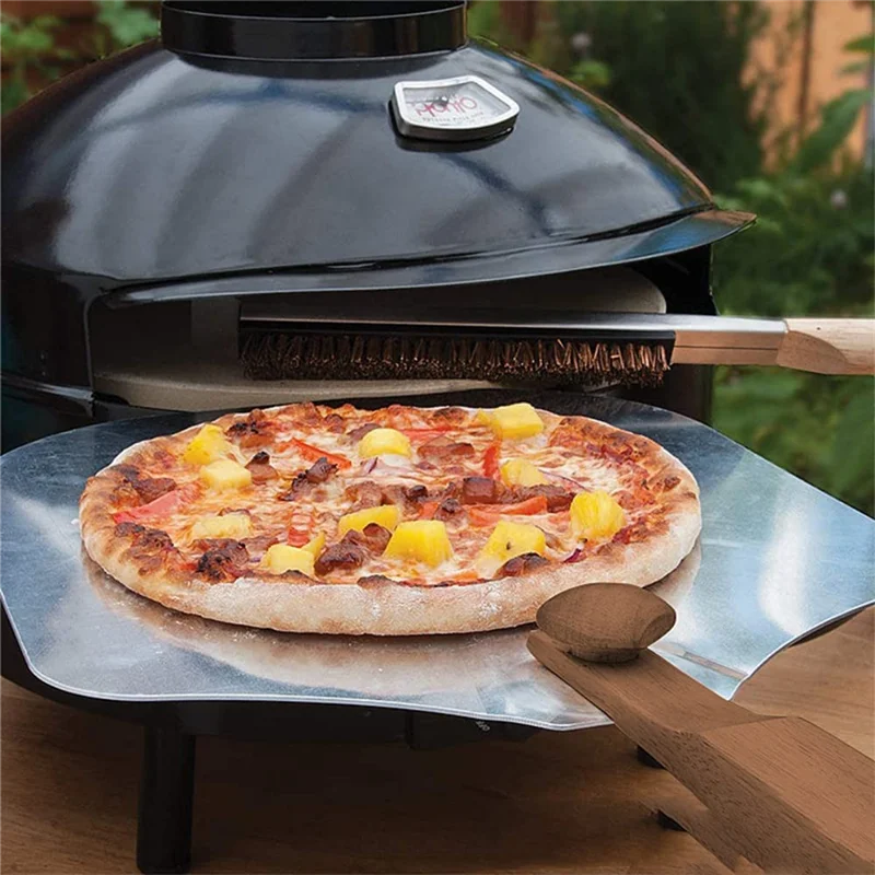 Pizza ofen bürste Grill bürsten Holzgriff Grillsc haber Pizza Stein reinigungs bürste Haushalts reinigungs bürste