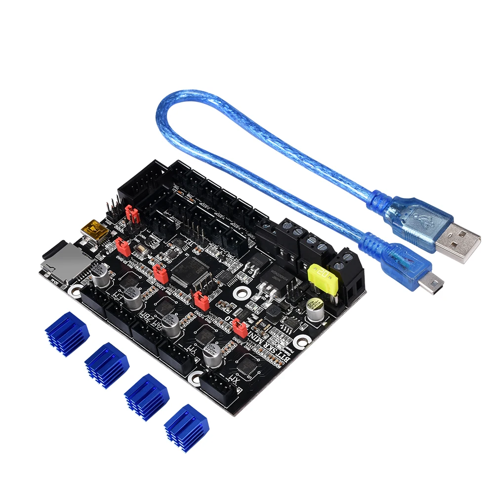 Nyxlab BIGTREETECH SKR MINI E3 V2 3D Printer Control Board TMC2209 Stepper motor drive TFT35 E3 screenFor Ender3 3S 5 V2  CR10