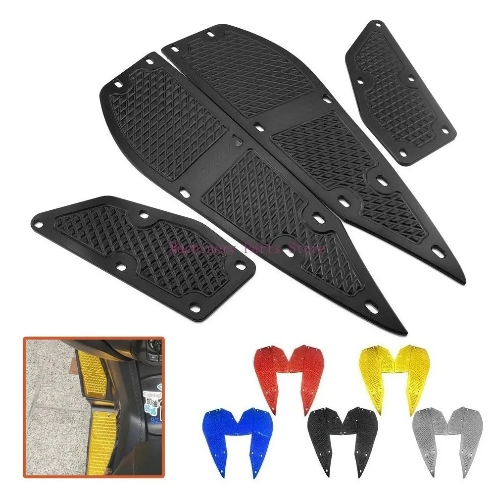 

Motorcycle Footrest Foot Pads Pedal Plate Pedals For Yamaha XMAX 300 400 250 125 2017 2018 Accessories
