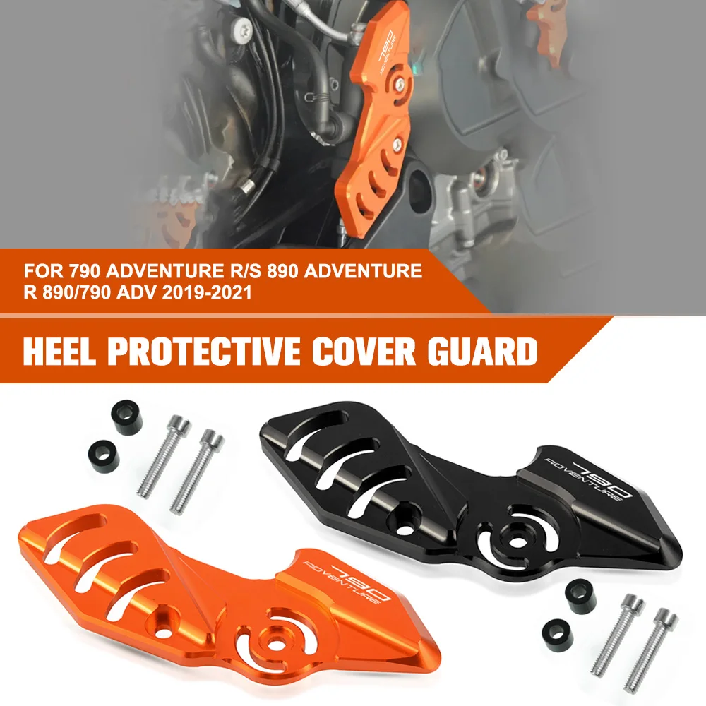 

Motorcycle Heel Protective Cover Guard For 790 Adventure R/S 890 Adventure R 890/790 ADV 2019 2020 2021 Brake Cylinder Guard Set