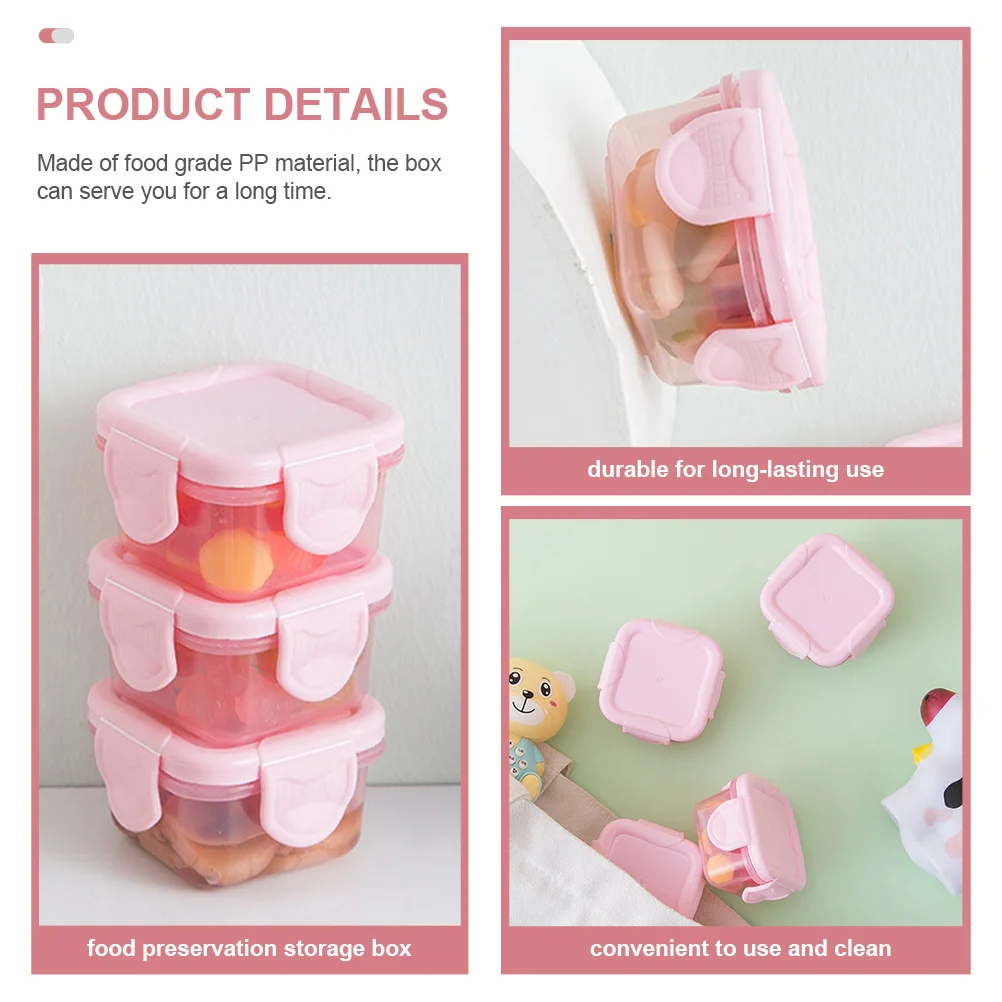 

4Pcs -Keeping Boxes PP Material Condiment Case for Fridge Food Storage Food Storage Containers Vegetable Box