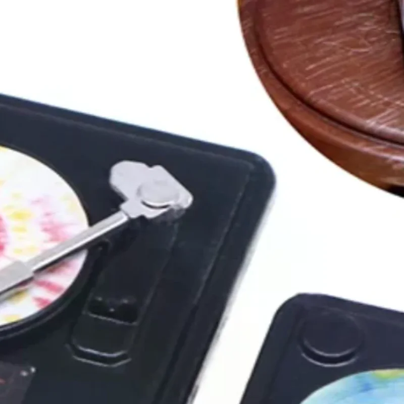 1:12 casa de bonecas em miniatura cd player disco player casa modelo decoração brinquedo casa boneca acessórios