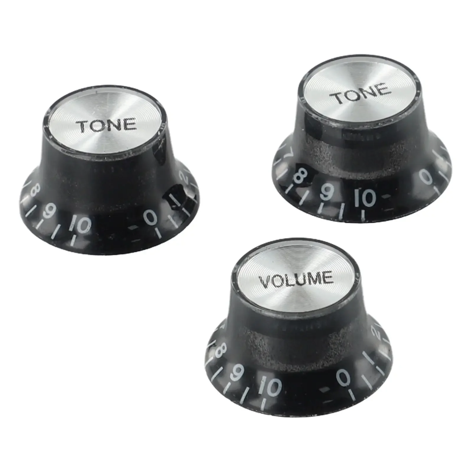 Brand New High Quality Practical Useful VOLUME Knob TONE Knobs Blacks For Guitar Accessories Guitar Control Knobs