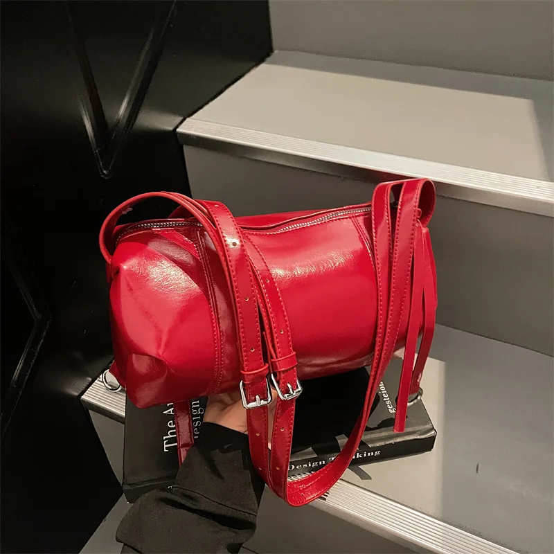 

2025 Vintage Tote Crossbody Bag for Women Minimalist Shoulder Handheld Purse Fashionable Handbag