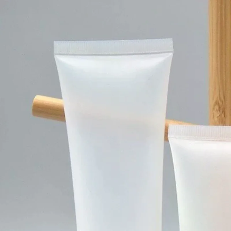 10 szt. Puste tubki do wyciskania 15ml-100ml, pojemniki PE na błyszczyk, butelki na próbki, tubki wielokrotnego użytku na błyszczyk, krem, pojemniki DIY