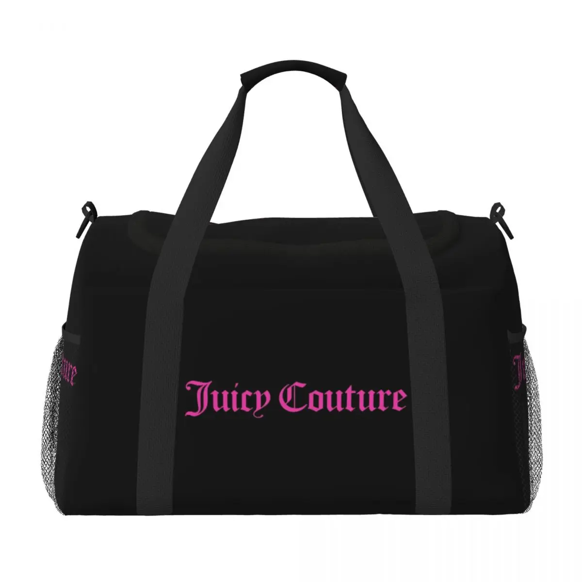 Round Large Capacity Travel Duffel Bag Hot-Sale-Juicy-Couture-Style Tote Large Capacity Weekender Gym Sport Holdall