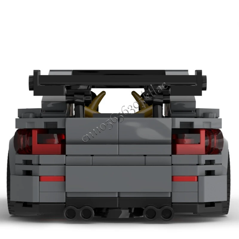 436 pçs tecnologia moc corrida cinza supercar modelo blocos de construção velocidade veículo tijolos brinquedos crianças adulto aniversário presentes natal