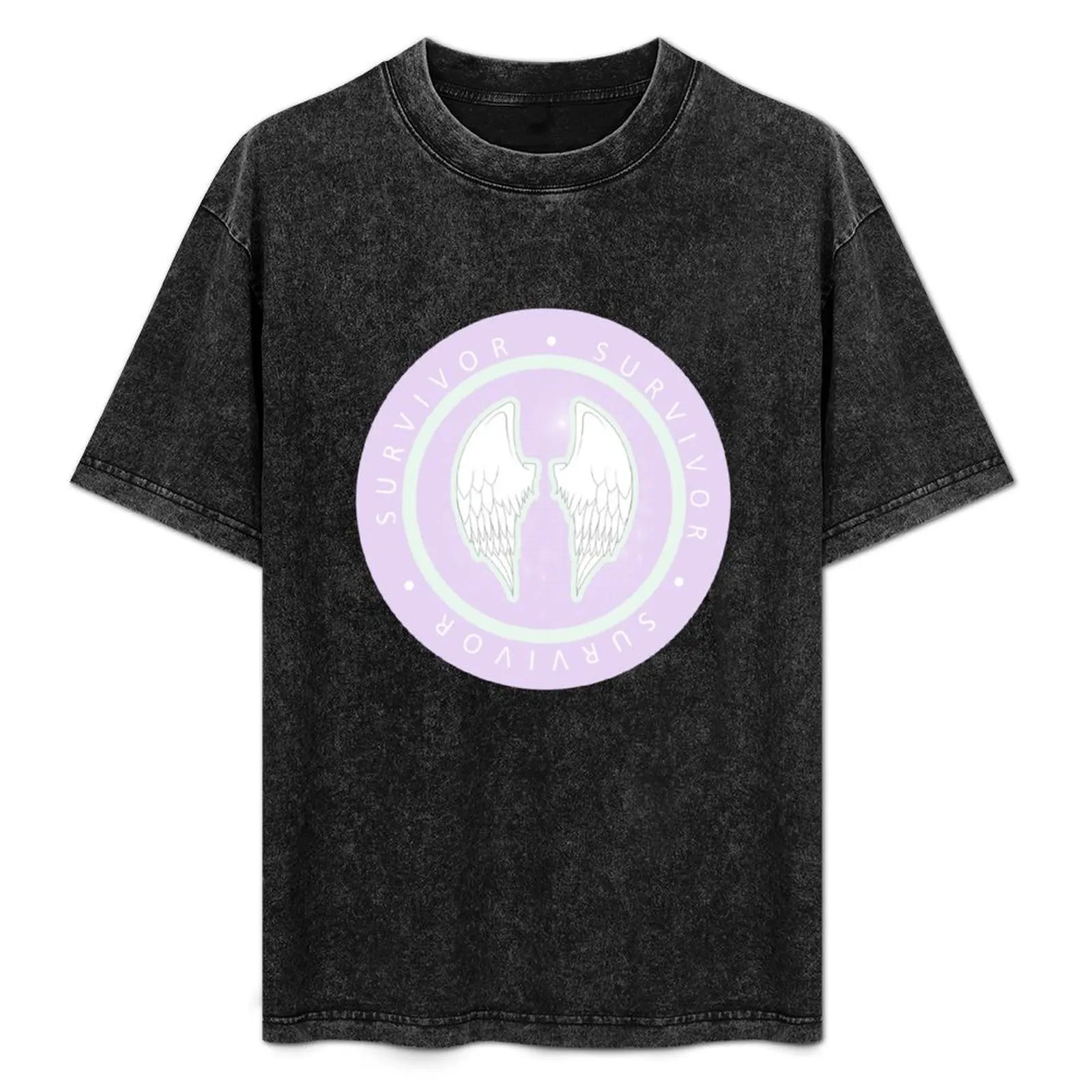 

Survivor Angel Wings T-Shirt Breathable Sportswear T-Shirt for Men