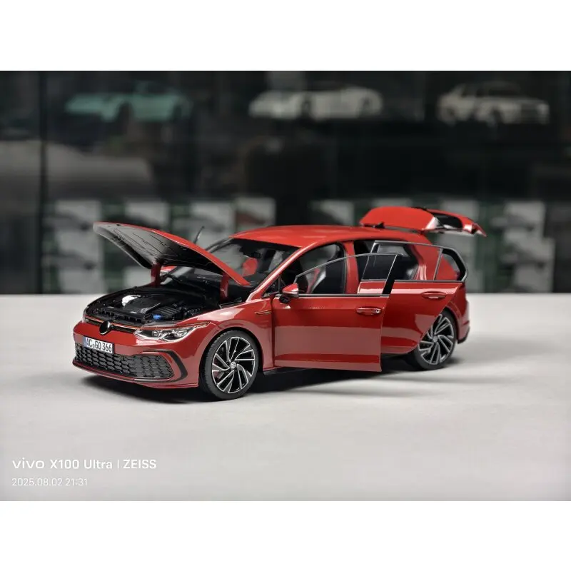 Diecast NOREV 1:18 Scale 8th Generation GTI VW GOLF 2020 Red Alloy Car Model
