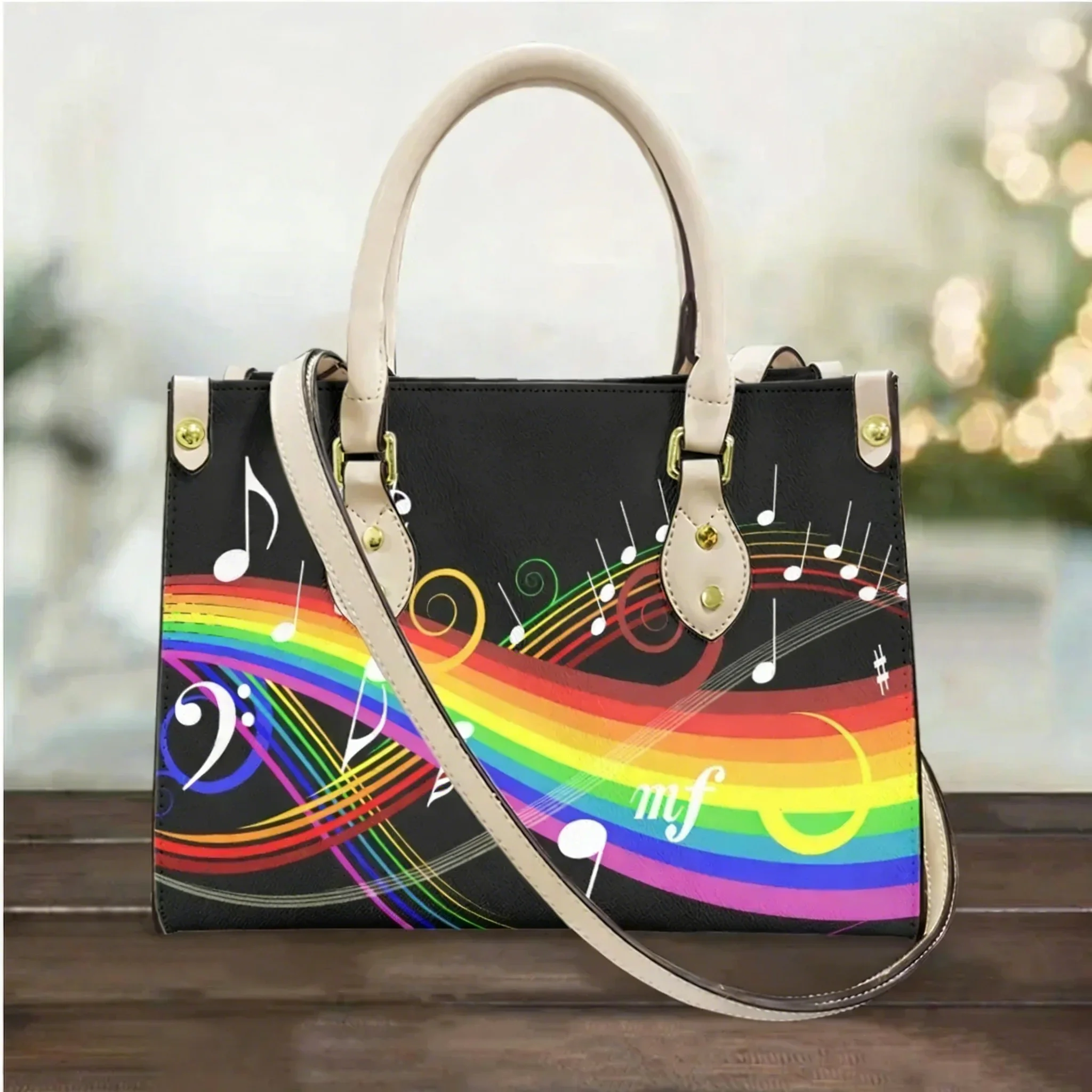 

Новая женская сумка-тоут с принтом флага Love Pride, высококачественная кожаная сумка через плечо в стиле LGBT, дизайнерская сумка-мессенджер для повседневного использования