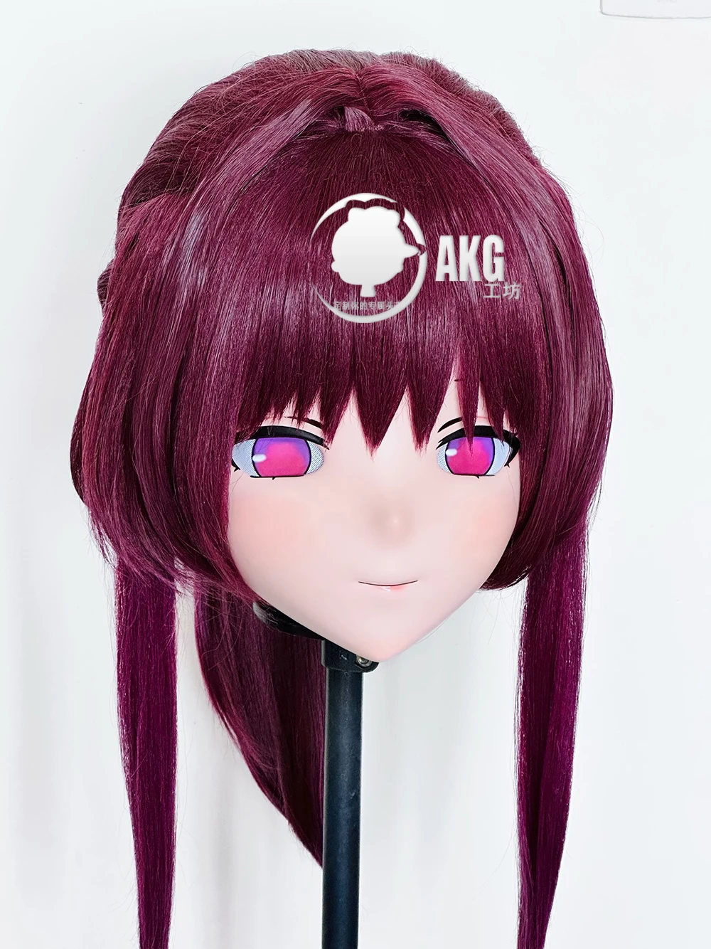 (AL103) Customize Character Crossdress Female/Girl Resin Half/ Full Head With Lock Cosplay Japanese Anime Role Kigurumi Mask