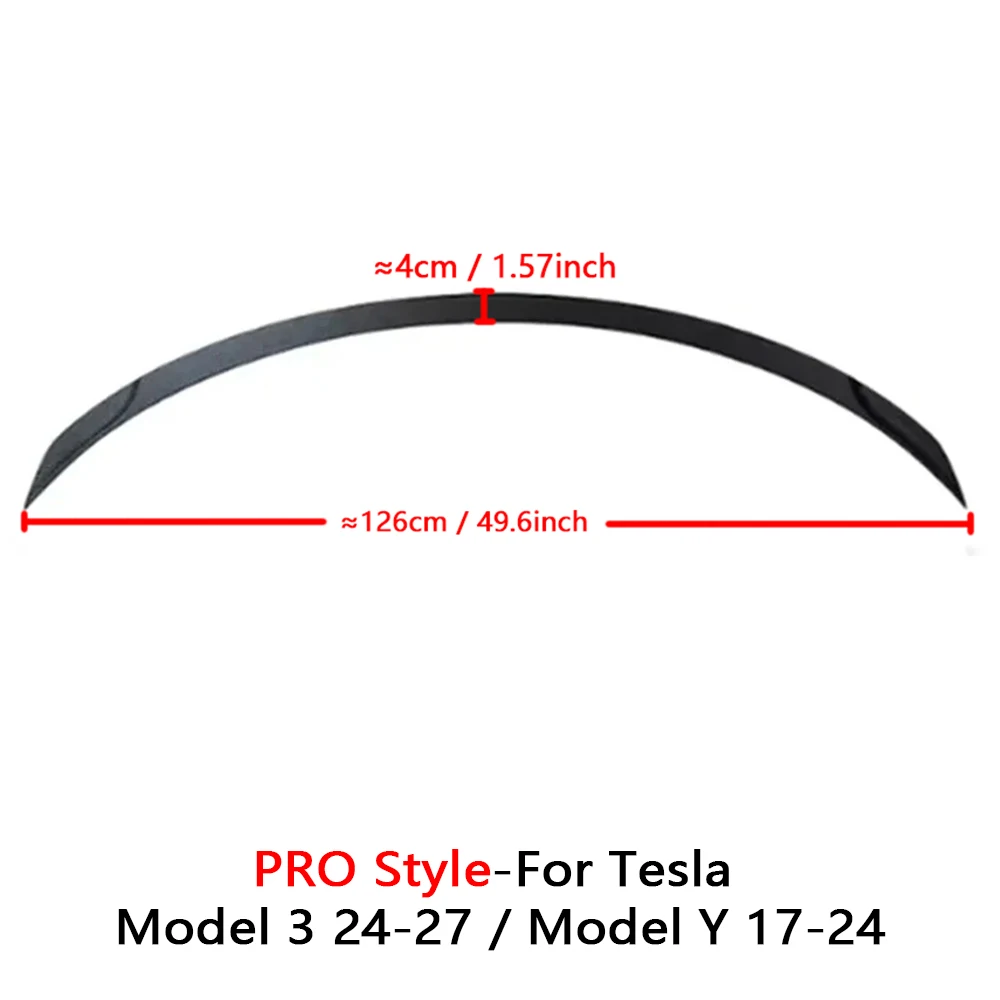 Modell 3 Highland 2025 Heckspoiler Für Tesla Modell 3 Y 2017-2024 Zubehör Carbon Fiber ABS Flügel Lip auto Außen Teile – Detail 3