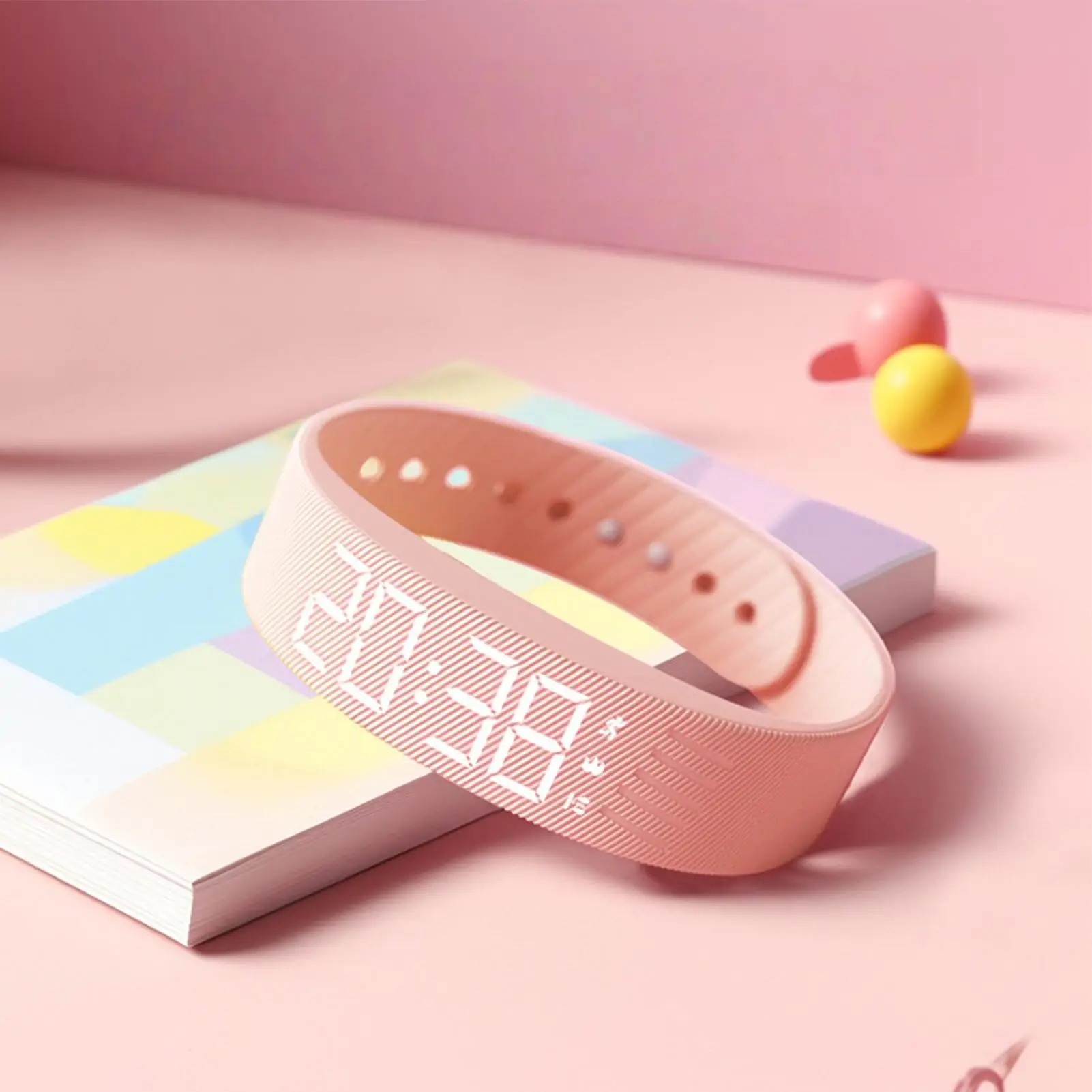 Alarm Watch Alarm Bracelet Digital Watch With Alarm Vibrating Alarm Clock Digital Watch Silent Vibration WakeUp Wristband