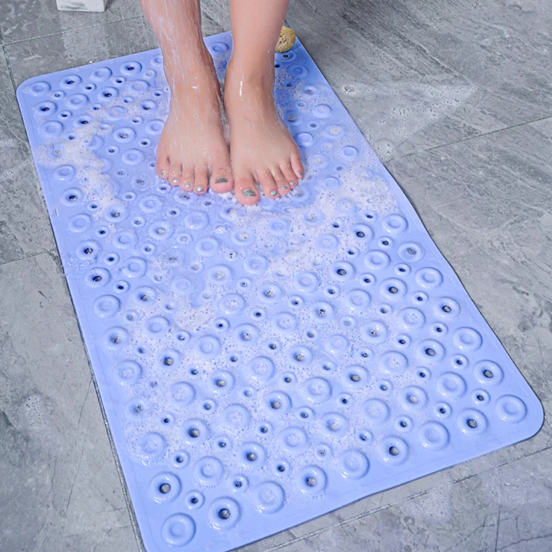 

Customised Non Slip Anti Bacterial Massage Silicone Bathtub Bathroom Mat Bath Shower Mat for Tub Bathroom