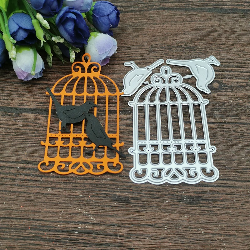 Bird birdcage Wedding Love Cutting Die Punch for Scrapbook Scrapbooking PAPER CRAFT card album knife mold art cutter stencils