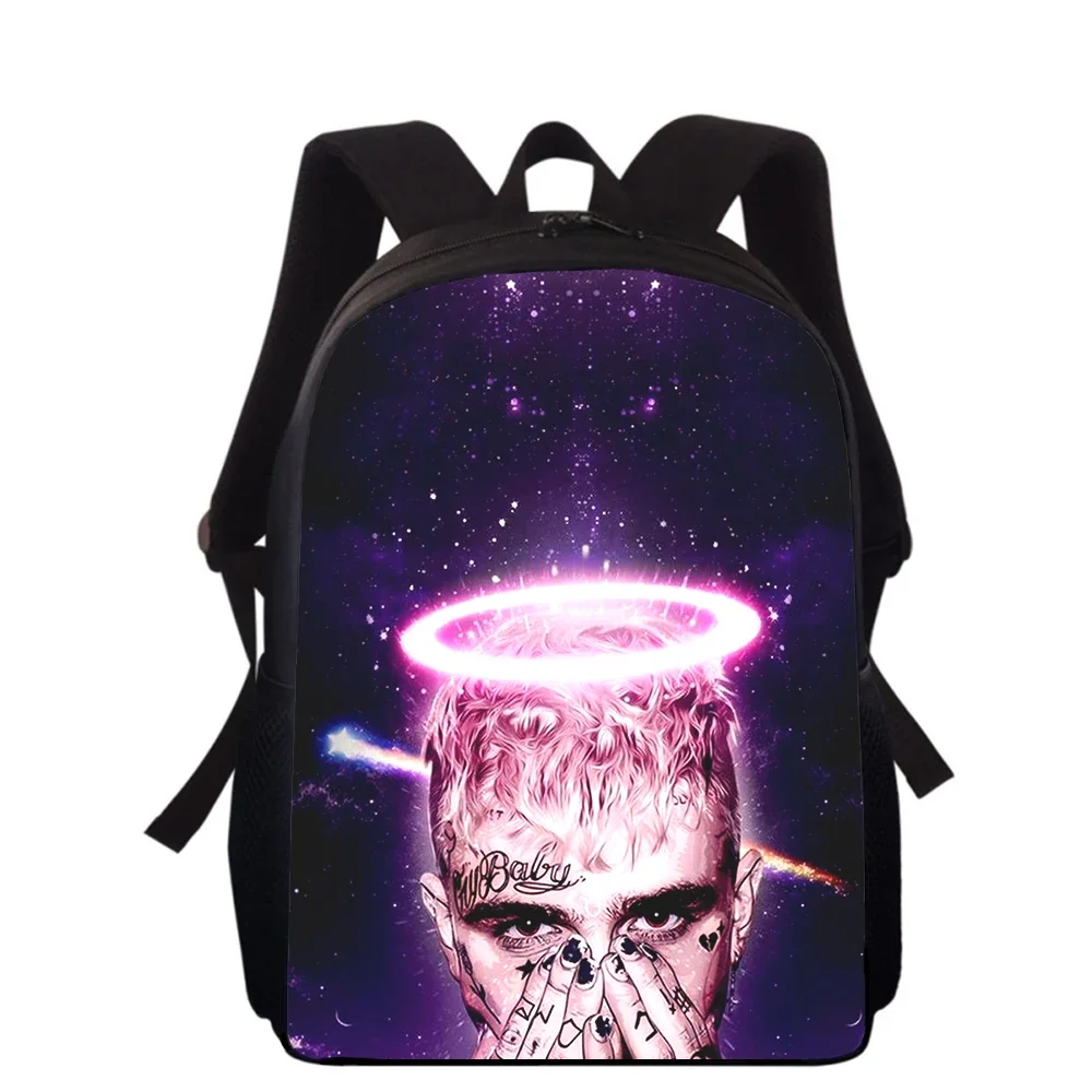 Lil Peep Rapper 15 "3D-Druck Kinder Rucksack Grundschule Schult aschen für Jungen Mädchen Rucksack Schüler Schulbuch Taschen