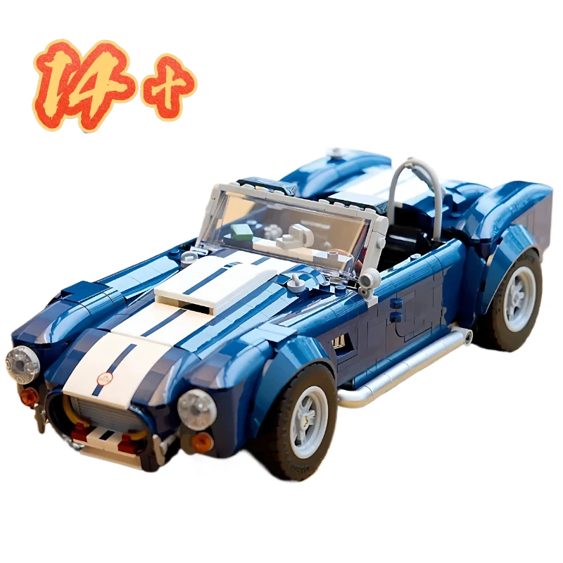 

2025 Новые 1241 шт. COBRA Technic Car Building Blocks (совместимые 10357) - комплект моделей суперкара своими руками, коллекционные игрушки-дисплеи для Bo